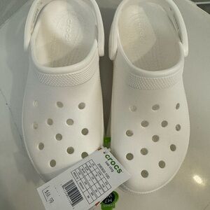 CROCS BAE White Clogs